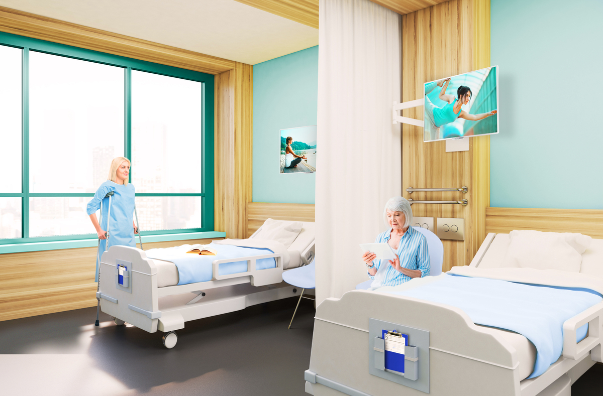 06 Bedside TV Healthcare Hospital Room (1) image