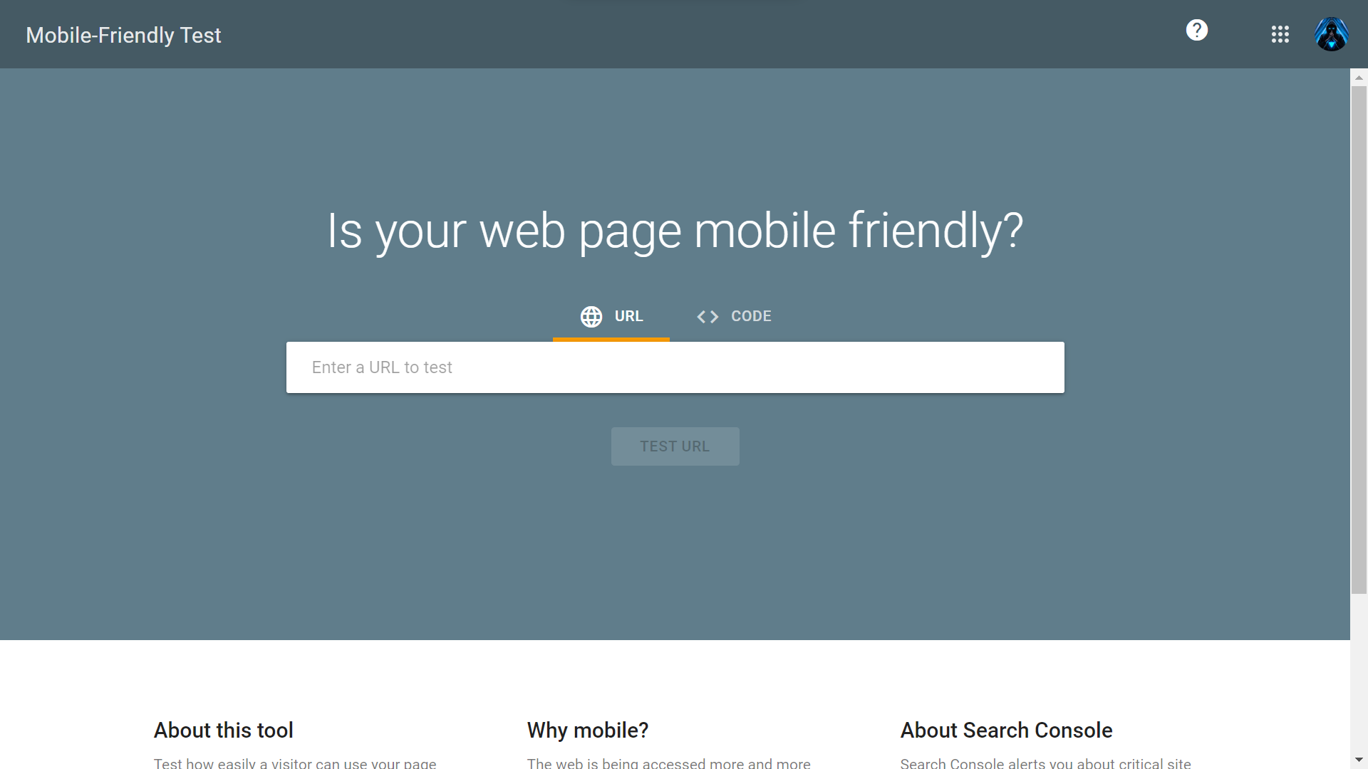 Google’s Mobile-Friendly Test
